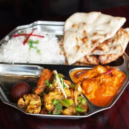 Butter Chicken Thali / Thali de Butter Chicken
