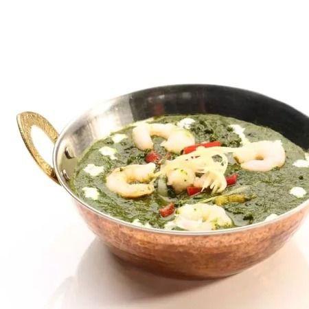 Shrimp Saag / Crevettes au Saag
